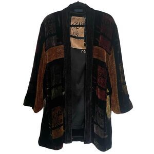 Vintage Maude Diggs Artisanal Chenille Coat Size Medium